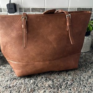 Stitch Fix Urban Expressions laptop tote - Cognac
